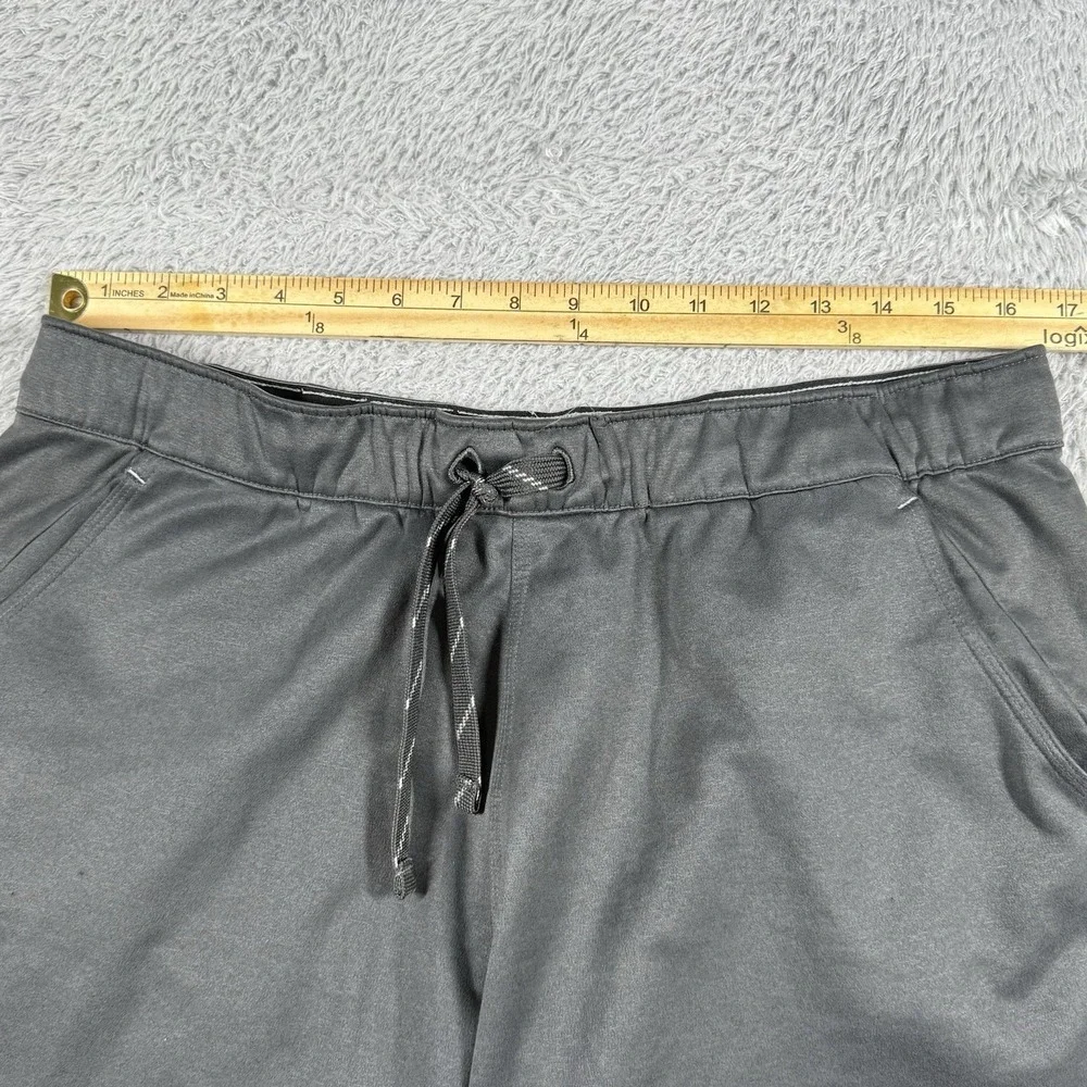 THE NORTH FACE NEVER STOP SHORTS Black  lined FLEECE SWEATS SZ Medium‎